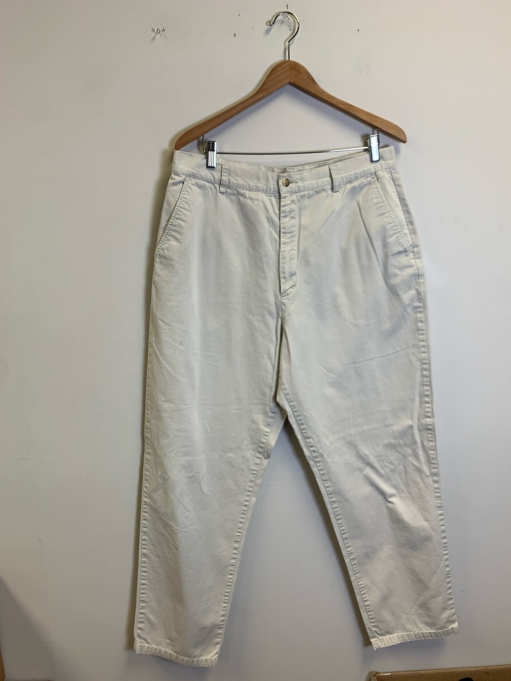 Eddie Bauer Cream Chino Pants